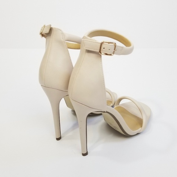 MISSGUIDED New Blush Barely There Heels Size 7.5 - Picture 5 of 8